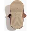 Knotted Bow Baby Shoe Soft Sole, Chestnut - Crib Shoes - 5 - thumbnail