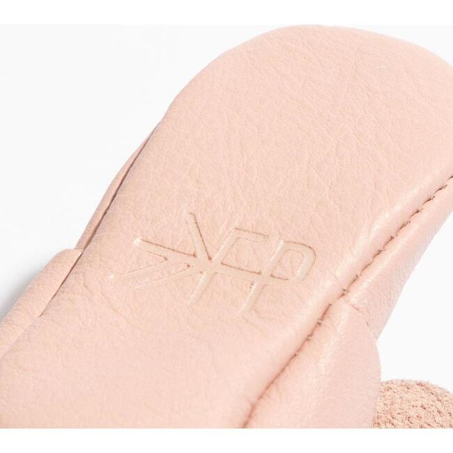 Knotted Bow Baby Shoe Soft Sole, Blush - Crib Shoes - 5