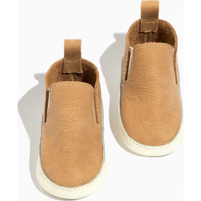Slip On Baby Shoe Soft Sole, Weathered Brown