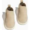 Slip On Baby Shoe Soft Sole, Oat Ribbed - Crib Shoes - 1 - thumbnail