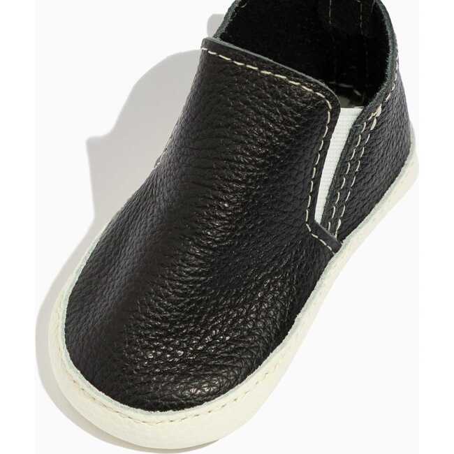 Slip On Baby Shoe Soft Sole, Ebony