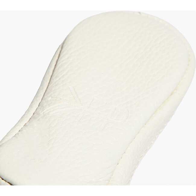 Slip On Baby Shoe Soft Sole, Oat Ribbed - Crib Shoes - 4