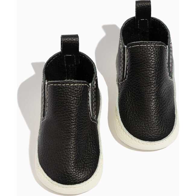 Slip On Baby Shoe Hard Sole, Ebony