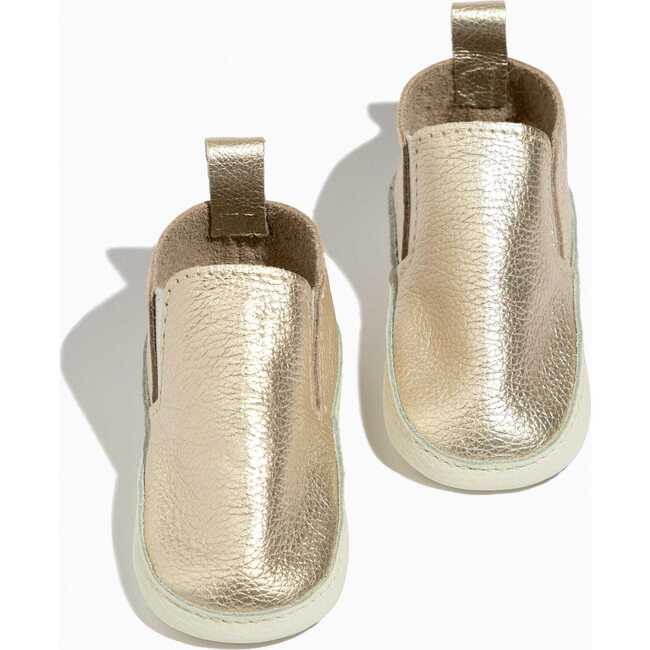 Slip On Baby Shoe Hard Sole, Platinum