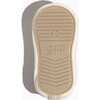 Slip On Baby Shoe Soft Sole, Oat Ribbed - Crib Shoes - 5