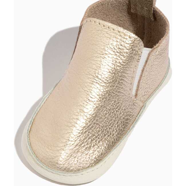Slip On Baby Shoe Hard Sole, Platinum