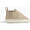 Slip On Baby Shoe Hard Sole, Oat Ribbed - Crib Shoes - 3 - thumbnail