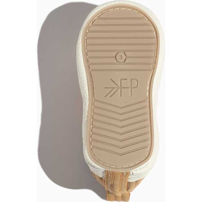 Slip On Baby Shoe Hard Sole, Butterscotch Ribbed - Crib Shoes - 5