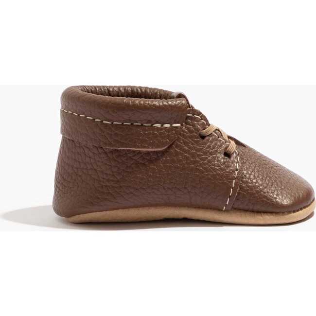 Oxford Baby Shoe Hard Sole, Chestnut - Crib Shoes - 3