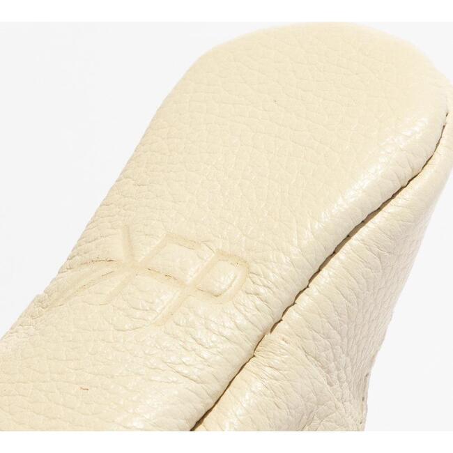 Knotted Bow Baby Shoe Soft Sole, Birch - Crib Shoes - 6