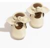 Knotted Bow Baby Shoe Hard Sole, Birch - Crib Shoes - 1 - thumbnail