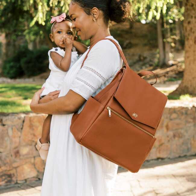 Classic Diaper Bag II, Cognac