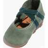 Ballet Slipper Baby Shoe Hard Sole, Evergreen - Crib Shoes - 2 - thumbnail