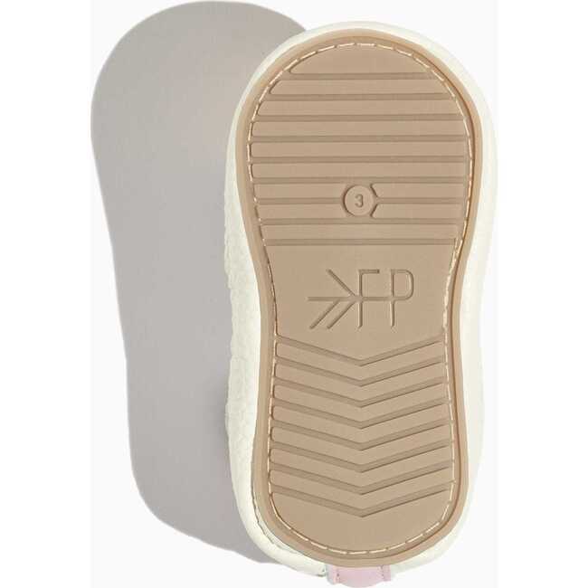 Check Slip On Baby Shoe Soft Sole, Petal Pink - Crib Shoes - 5