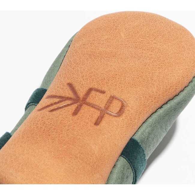 Ballet Slipper Baby Shoe Soft Sole, Evergreen - Crib Shoes - 4