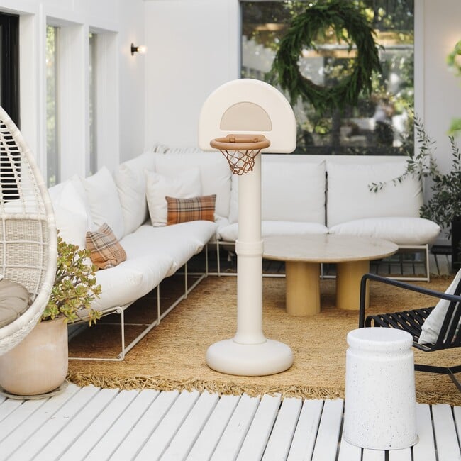 Standing Basketball Hoop, Ivory - Games - 5