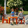 The Chair (Set of Two), Orange - Kids Seating - 5 - thumbnail