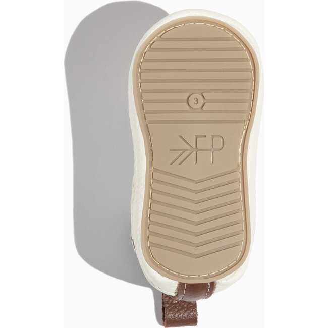 Check Slip On Baby Shoe Soft Sole, Chocolate - Crib Shoes - 5