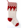 Zig Zag Elf Cuff Stocking - Stockings - 1 - thumbnail