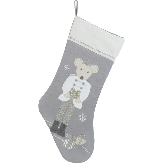King Mouse Stocking, White