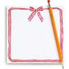 Red Ribbon Candy Square Notepad - Paper Goods - 2 - thumbnail
