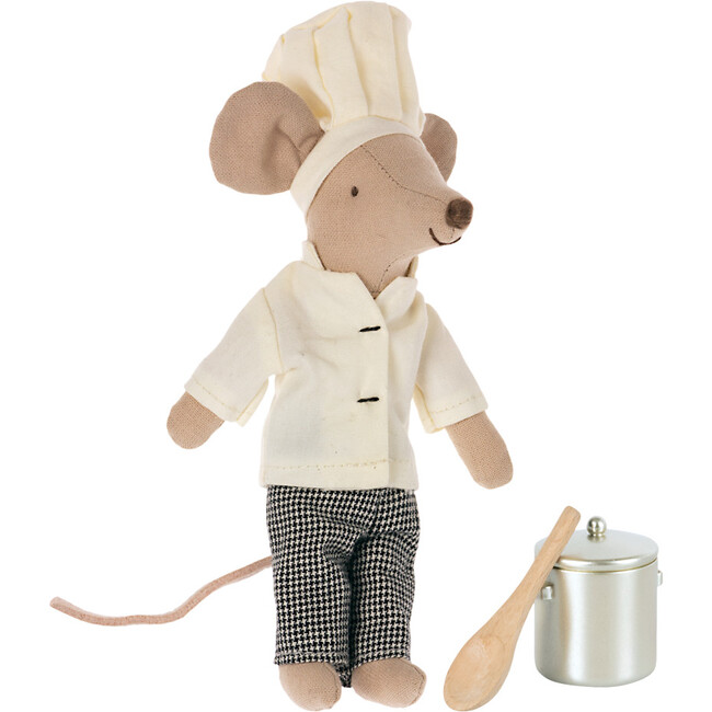 Chef mouse w. soup pot and spoon