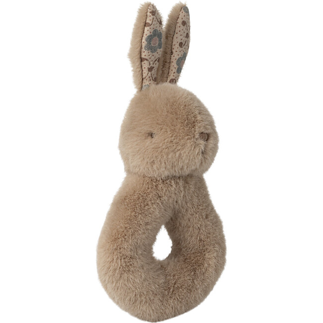 Rabbit rattle set - Cream peach
