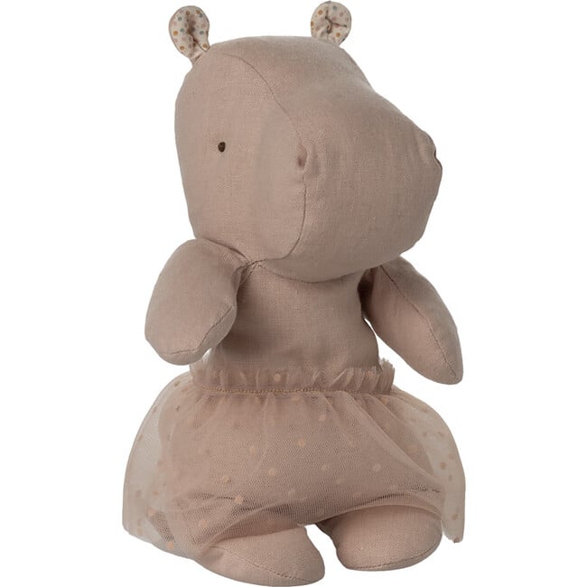 Hippo w. skirt, Small - Soft rose