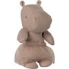 Hippo w. skirt, Small - Soft rose - Plush - 2 - thumbnail