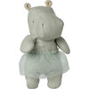 Hippo w. skirt, Small - Mint - Plush - 1 - thumbnail