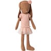 Bunny size 1, Chocolate brown - Ballet suit and skirt rose - Dolls - 1 - thumbnail