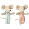 Twins, Baby mice in matchbox - Dolls - 2