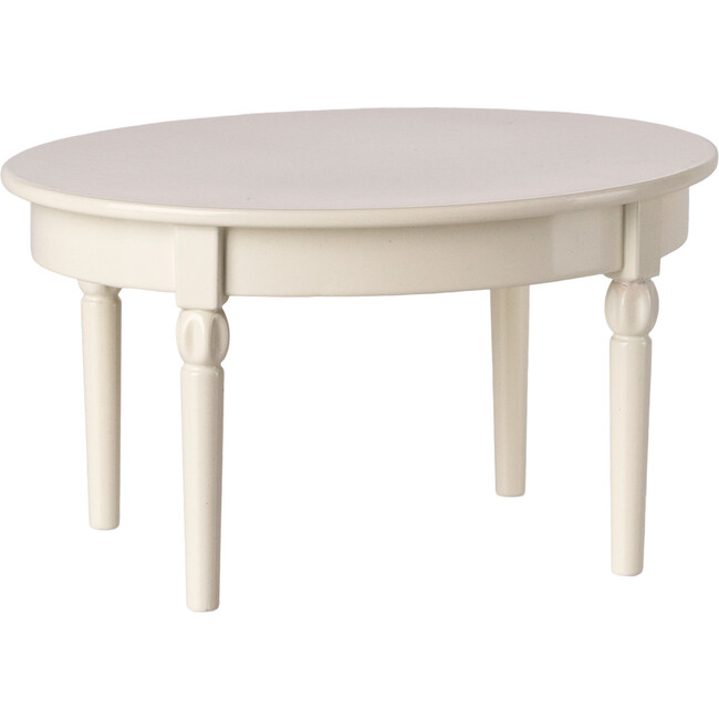 Vintage dining table, Mouse - Off white