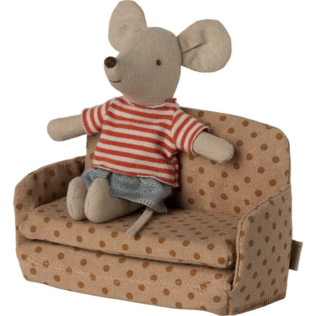 Sofa bed, Mouse - Dots - Doll Accessories - 4