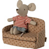 Sofa bed, Mouse - Dots - Doll Accessories - 4