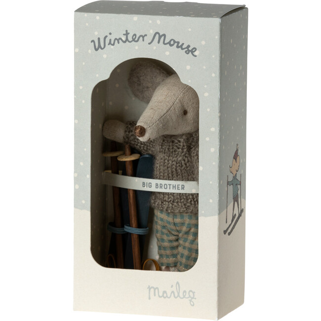 Winter Mouse with Ski Set, Big Brother