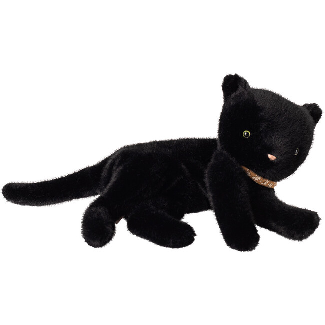 Sleeping kitten plush, Medium - Black