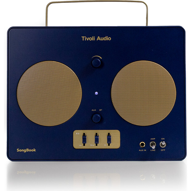 SongBook Speaker, Blue/Gold