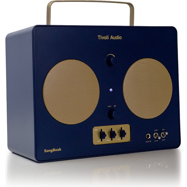 SongBook Speaker, Blue/Gold
