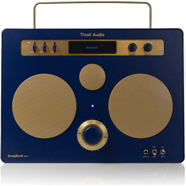 SongBook MAX Speaker, Blue/Gold