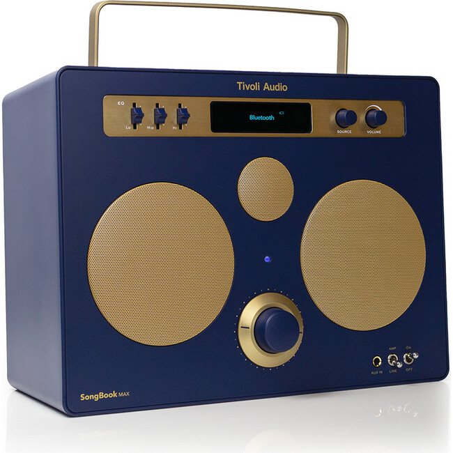 SongBook MAX Speaker, Blue/Gold