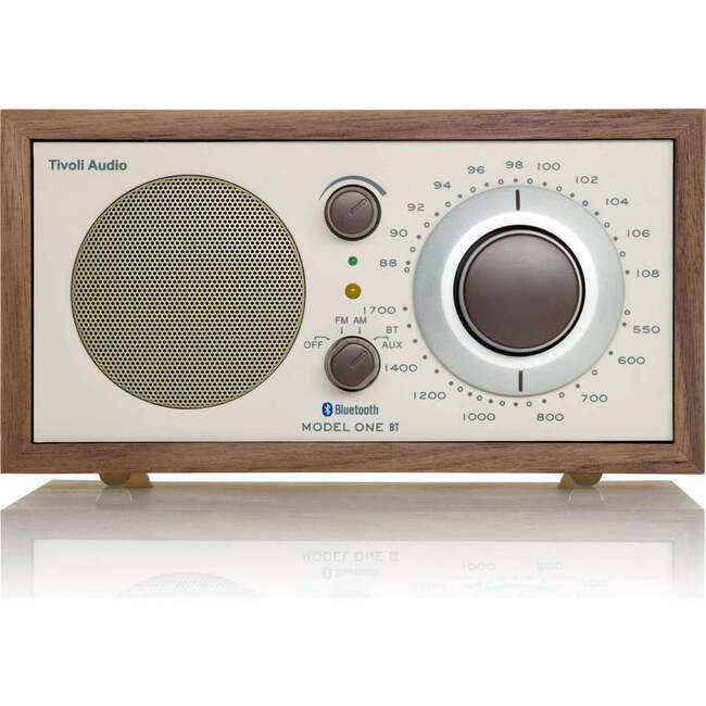 Model One BT Speaker, Walnut/Beige