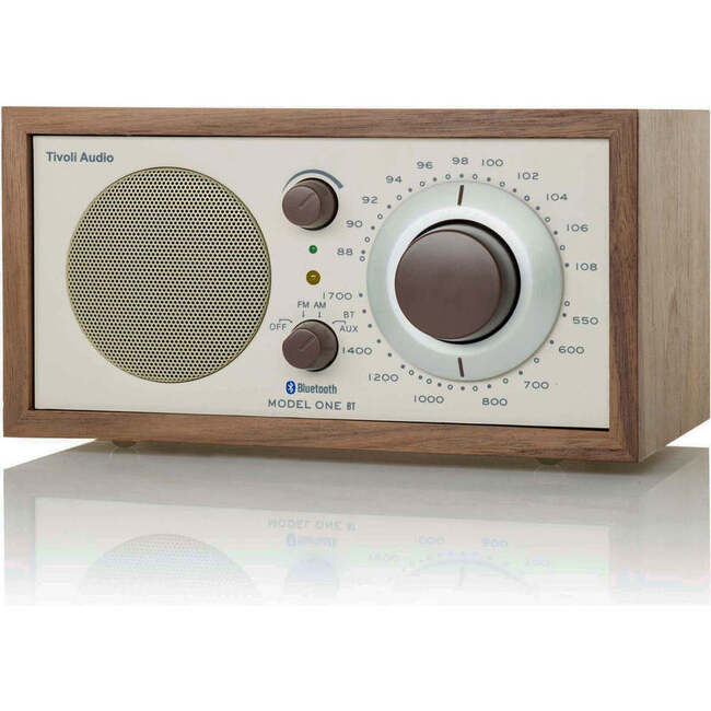 Model One BT Speaker, Walnut/Beige