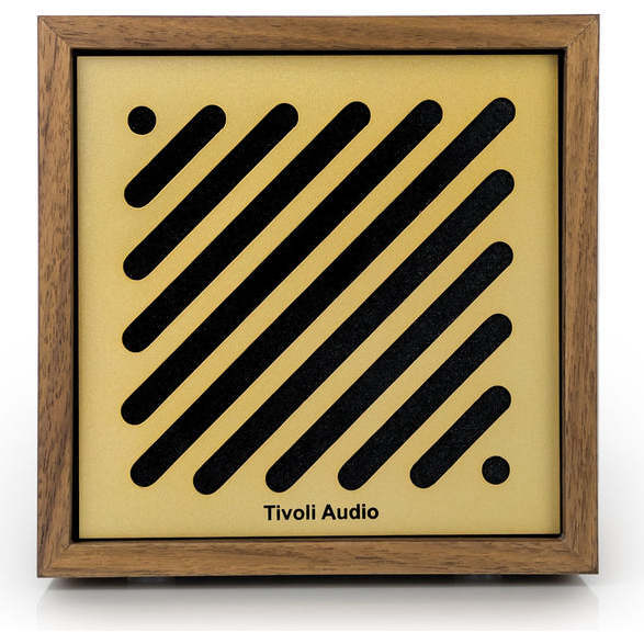 Boutique Speaker, Walnut/Gold