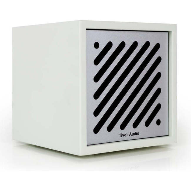 Boutique Speaker, White/Silver