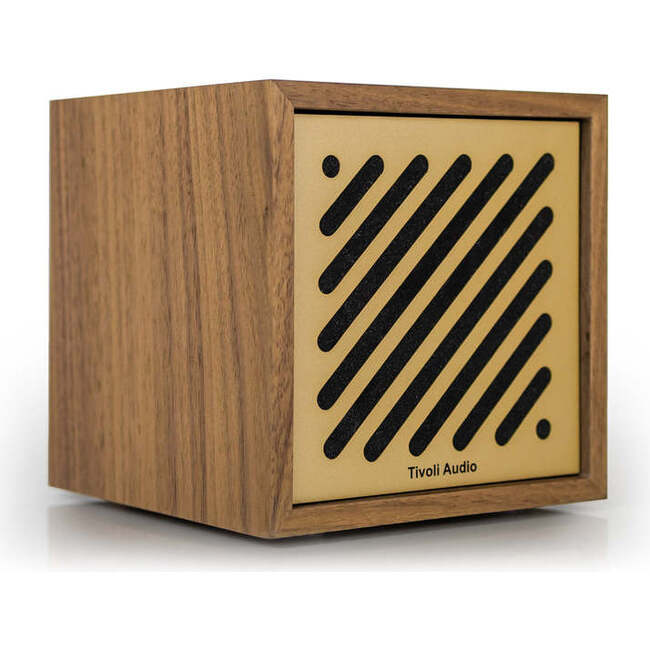 Boutique Speaker, Walnut/Gold