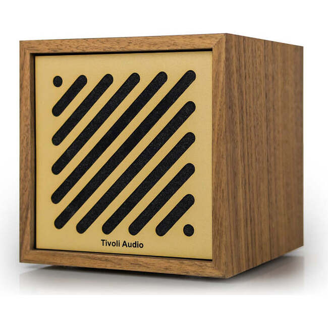 Boutique Speaker, Walnut/Gold - Speakers - 3