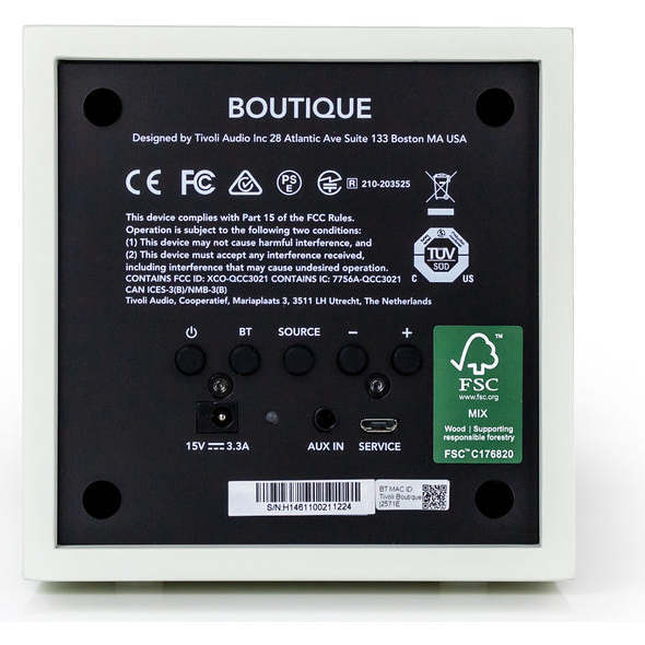 Boutique Speaker, White/Silver - Speakers - 5