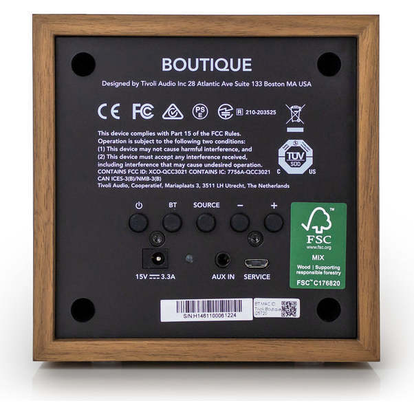 Boutique Speaker, Walnut/Gold - Speakers - 5