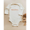 Thankful Organic Bodysuit, Long Sleeve - Onesies - 1 - thumbnail